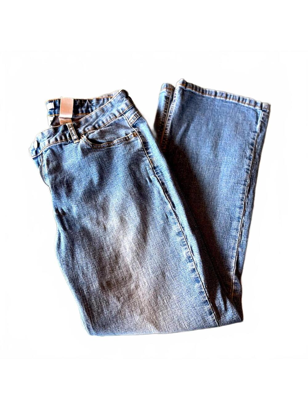 The Villager Liz Claiborne Classic Blue Women’s Jeans Straight Leg Denim